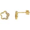 Gioielleria Lucchese Oro Orecchini Fiore Oro Giallo GL101449