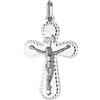 Gioielleria Lucchese Oro Ciondolo Croce Oro Bianco GL101747