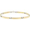 Gioielleria Lucchese Oro Bracciale Uomo Oro Giallo Bianco GL101221