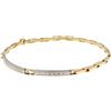 Gioielleria Lucchese Oro Bracciale Uomo Oro Giallo Bianco GL101227