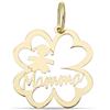 Gioielleria Lucchese Oro Ciondolo Mamma Bimba Oro Giallo GL101459