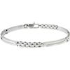 Gioielleria Lucchese Oro Bracciale Uomo Oro Bianco GL101236