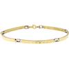 Gioielleria Lucchese Oro Bracciale Uomo Oro Giallo Bianco GL101237