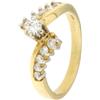 Gioielleria Lucchese Oro Anello Donna Oro Giallo Bianco GL101469