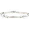 Gioielleria Lucchese Oro Bracciale Uomo Oro Bianco GL101242