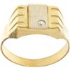 Gioielleria Lucchese Oro Anello Uomo in Oro Giallo e Bianco 803321711971