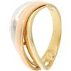 Gioielleria Lucchese Oro Anello Donna Oro Bianco Giallo Rosa GL101261