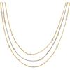 Gioielleria Lucchese Oro Collana Donna Oro Giallo Bianco GL100722