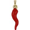 Gioielleria Lucchese Oro Ciondolo Portafortuna Corno Napoletano Oro Giallo GL101285