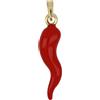 Gioielleria Lucchese Oro Ciondolo Portafortuna Corno Napoletano Oro Giallo GL101286