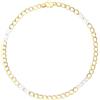 Gioielleria Lucchese Oro Bracciale Uomo Oro Giallo Bianco GL101500