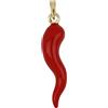 Gioielleria Lucchese Oro Ciondolo Portafortuna Corno Napoletano Oro Giallo GL101287