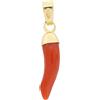 Gioielleria Lucchese Oro Ciondolo Portafortuna Corno Napoletano Oro Giallo GL101289
