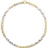 Gioielleria Lucchese Oro Bracciale Uomo Oro Giallo Bianco GL101512