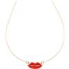 Gioielleria Lucchese Oro Collana Labbra Kiss Oro Giallo 18 KT GL101516