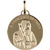 Gioielleria Lucchese Oro Medaglia San Francesco da Paola Oro Giallo GL100747