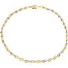 Gioielleria Lucchese Oro Bracciale Uomo Oro Giallo Bianco GL100754