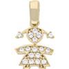 Gioielleria Lucchese Oro Ciondolo Bimba Oro Giallo GL101564