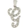 Gioielleria Lucchese Oro Ciondolo Lettera Iniziale G Oro Bianco GL100763