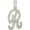 Gioielleria Lucchese Oro Ciondolo Lettera Iniziale R Oro Bianco GL100768