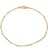 Gioielleria Lucchese Oro Bracciale Uomo Oro Giallo Bianco GL101587