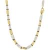 Gioielleria Lucchese Oro Collana Uomo Oro Giallo Bianco GL101293