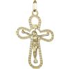 Gioielleria Lucchese Oro Ciondolo Croce Oro Giallo GL101813