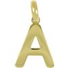 Gioielleria Lucchese Oro Ciondolo Iniziale Personalizzabile Oro Giallo GL-G21739410