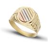 Gioielleria Lucchese Oro Anello Uomo Oro Bianco Giallo Rosa GL101627