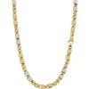 Gioielleria Lucchese Oro Collana Uomo Oro Bianco Giallo GL101914