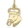 Gioielleria Lucchese Oro Ciondolo Segno Zodiacale Toro GL101824