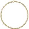 Gioielleria Lucchese Oro Bracciale Uomo Oro Bianco Giallo GL101954