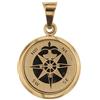 Gioielleria Lucchese Oro Ciondolo Rosa dei Venti Oro Giallo GL100852