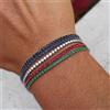 Marcello Pane Bracciale Tennis Argento Uomo Donna Misura Personalizzabile