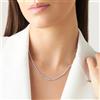 Marcello Pane Collana Tennis Argento Uomo Donna Misura Personalizzabile