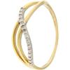 Gioielleria Lucchese Oro Anello Donna Oro Giallo Bianco GL100855