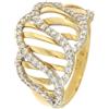 Gioielleria Lucchese Oro Anello Donna Oro Giallo Bianco GL100856