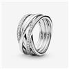 Pandora Anello Pandora Fascia Intrecciata 190919CZ
