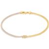 Gioielleria Lucchese Oro Bracciale Donna Oro Bianco Giallo GL101978