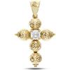 Gioielleria Lucchese Oro Ciondolo Croce Donna Oro Giallo GL101843