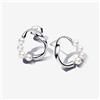 Pandora Orecchini Pandora Linea Sinuosa Circolare con Perle d'Acqua Dolce Coltivate 293276C01