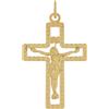 Gioielleria Lucchese Oro Ciondolo Croce Uomo Oro Giallo GL101706