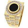 Gioielleria Lucchese Oro Anello Uomo Oro Bianco Giallo GL101711