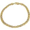 Gioielleria Lucchese Oro Bracciale Uomo Oro Giallo Bianco GL101718