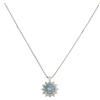 Promesse Gioielli Collana Donna Promesse Acquamarina Diamanti PCONTF