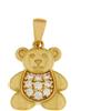 Gioielleria Lucchese Oro Ciondolo Orsacchiotto Oro Giallo GL102023