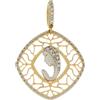 Gioielleria Lucchese Oro Ciondolo Madonna Oro Bianco Giallo GL102068