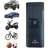 EcoPrice® Compressore Portatile con Sensore Pressione, Schermo LCD Digitale e Luce LED, 4 Modalità per Auto, Moto, Bicicletta, Palone
