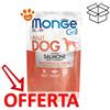 Monge Dog Grill Adult Salmone - Bustina Da 100 Gr - CONFEZIONE RISPARMIO