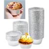 Kafei 150 pezzi di pellicola in alluminio per cupcake, cupcake, cupcake, cupcake, muffin e usa e getta, supporto Ramekin, stampo per cupcake in alluminio